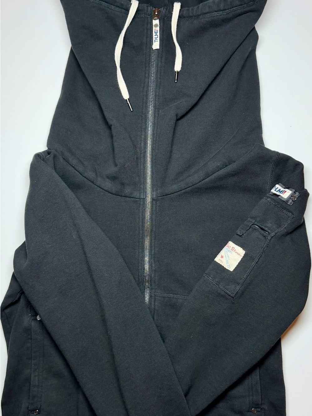 Thumb United “The Stacy” Full Zip Hoodie – Black – Women’s XL – Tech Fleece